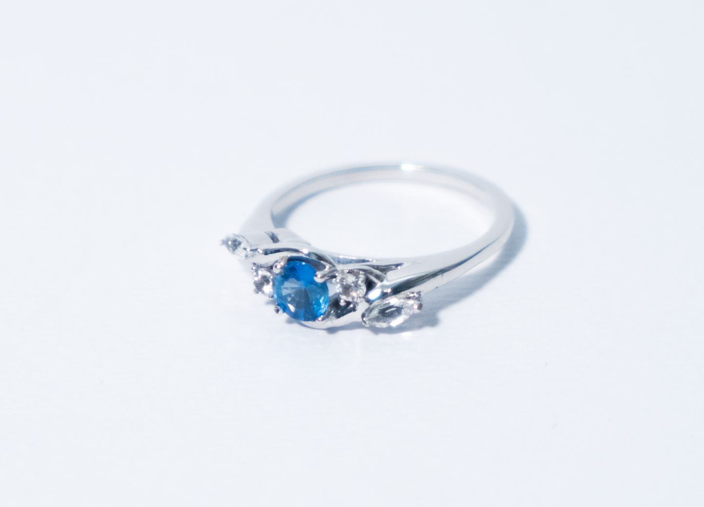 Parure Or Blanc & Saphir - RIVA AZZURA