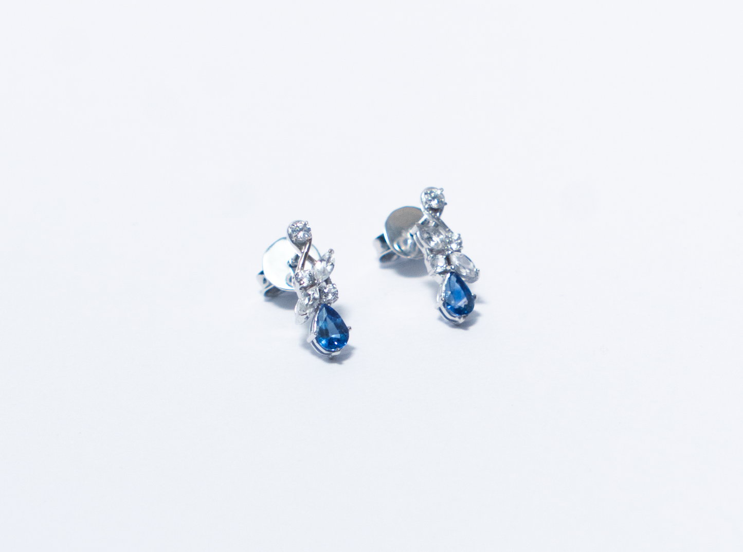 Parure Or Blanc & Saphir - RIVA AZZURA