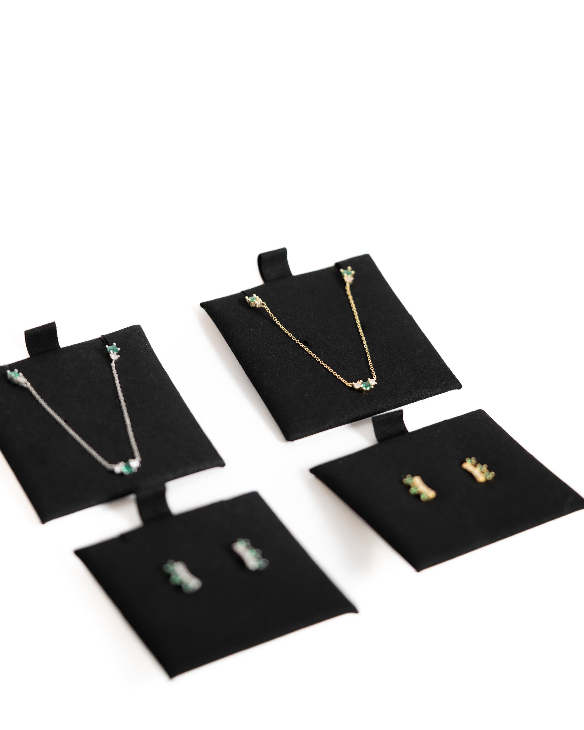 Parure Bijoux Or 18K Élégante – Collier & Boucles Femme Luxe