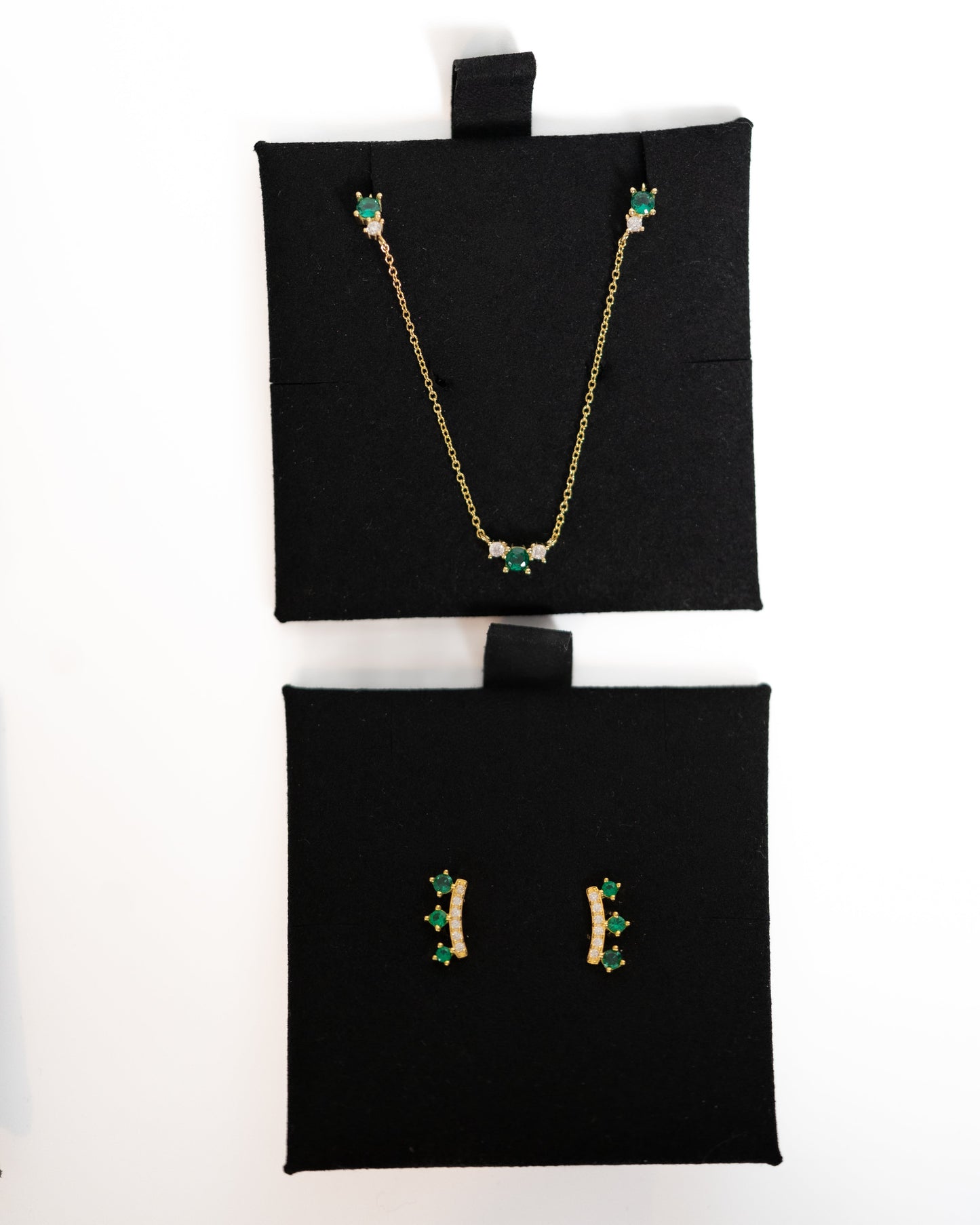 Parure Bijoux Or 18K Élégante – Collier & Boucles Femme Luxe