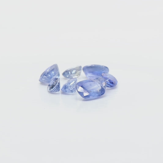 LOT (2) SAPHIR BLEU SRI LANKA VRAC 4.40 CARATS